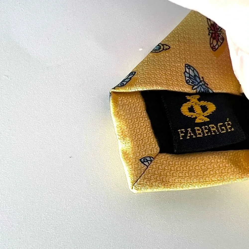 Faberge men’s silk tie EUC